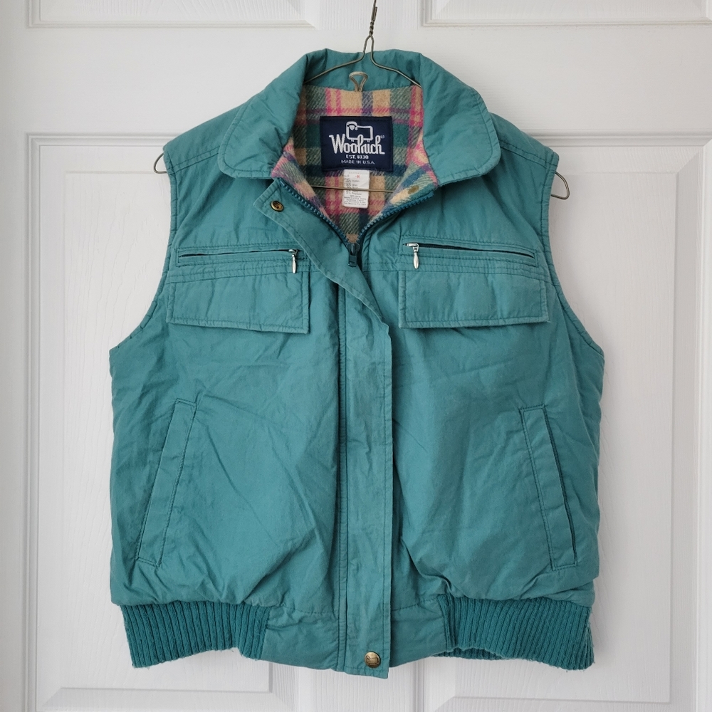 Woolrich 80s Wool Lined Vest